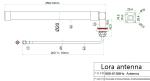 Waterproof Fiberglass Outdoor Omni Directional Antenna Lora 3dBi 868-915 MHz