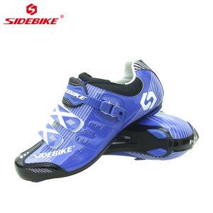 Wholesale Breathable Road Racing Bicycle Shoes , Blue Road Bike Shoes OEM / ODM Available from china suppliers