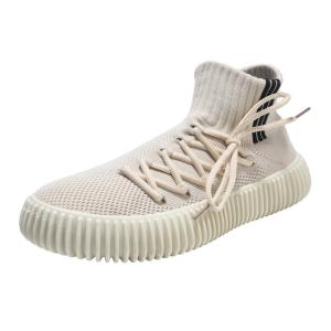 Wholesale High Top Sock Men'S Sports Casual Shoes With Soft Soles For Breathability from china suppliers