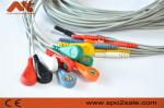 Medical 10 Lead Ecg Cable Din 1.5 Holter ECG Leadwire For Holer Recorder