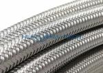 Knitted Wire Steel Braided Hose Sleeve , 304 Stainless Steel Wire Sleeve