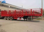 Q345 Mn Semi Trailer Truck , Semi Storage Trailers Transporting Cargo And
