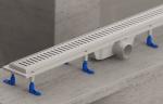 Plastic 360 Degree Rotatable Shower Drains Adjustable Hight Bathroom Floor Drain