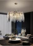 Modern Led Chandelier For Living Dining Room Creative Glass farmhouse light(WH