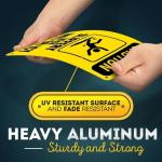 ODM Aluminum Floor Caution Slippery Signs For Indoor Outdoor