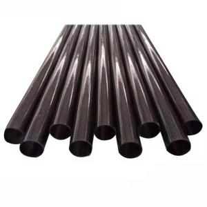 Wholesale Glossy Or Matte Finish Forged Fabric Carbon Fiber Tube Carbon Fibre pipe rod pole from china suppliers