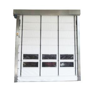 Wholesale Exterior PVC Folding Door , High Speed Shutter Door for Warehouse from china suppliers