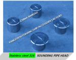 316L Stainless Steel Sounding Pipe Head For Marine Sewage Treatment Tank ,