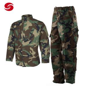 Wholesale Woodland Camouflage Print Army Combat Military Uniform Polyester / Cotton from china suppliers