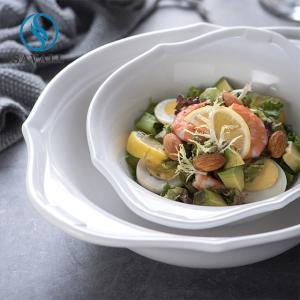 Wholesale Thick Glaze A Grade Porcelain Bowls For Salad Steak from china suppliers