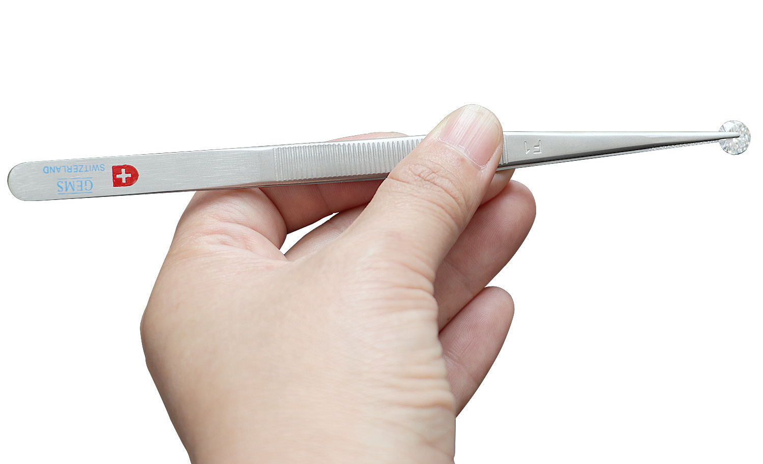 Stainless Steel Jewelry Tweezers Tools Anti Slip Pointed Fine