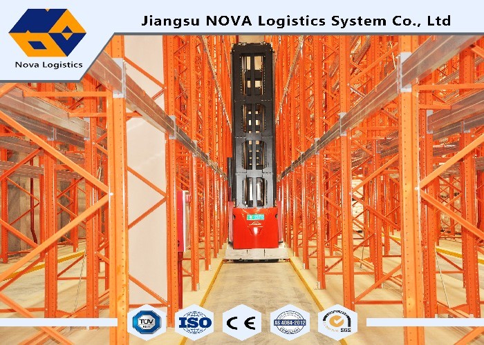 Structural Pallet Racking For Storage Solutions , Metal Storage Racks Heavy Duty Firm Durable