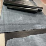 Bovine Split Finished Microfiber Leather For Shoe Tear Strength 30N