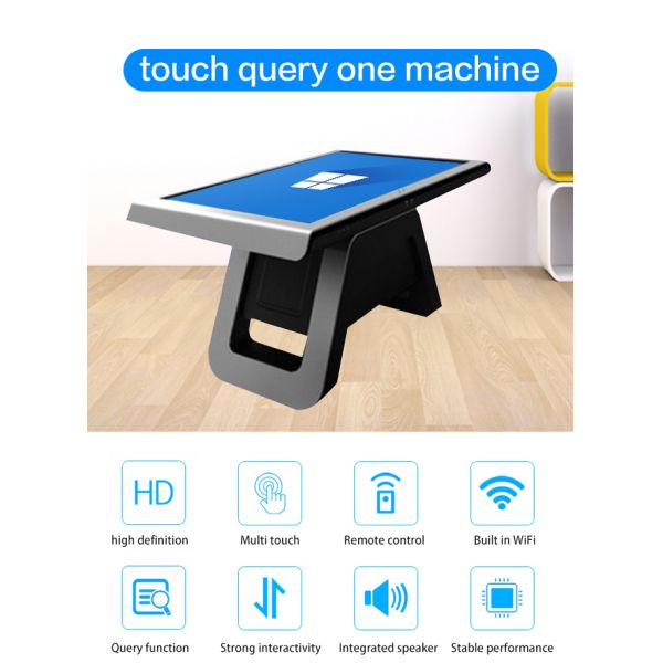 43 inch Waterproof Customize Interactive Multi Touch Table Smart LCD Coffee Table for Coffee or Restaurant