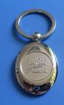 Pad Printing / Offset Pad Printing Promotion oval gift metal keyrings