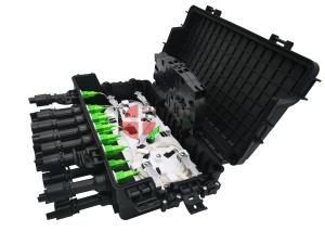 Wholesale SC Adapter Coupler Fiber Cable Joint Box Closure 16 Ports 2 In 2 Out PP Black Color from china suppliers