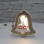Custom Assorted Christmas Family Atmosphere Wooden Decorative Pendant