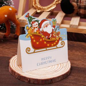 Wholesale Assorted Theme Creative Santa Greeting Cards Paper from china suppliers