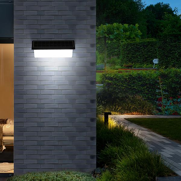 Solar Powered 8-10 Hours Working Time Outdoor Garden Wall Fence Lamp Light with