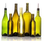 750ml 1000ml Glass Wine Bottle with Hot Stamping and Embossed Logo in Metallic