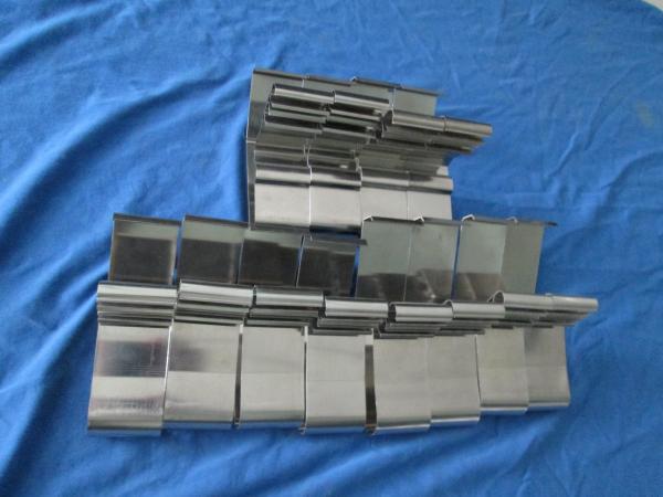 Custom Metal Stamping Parts 0.3-5mm Thickness Electrophoresis With Aluminium