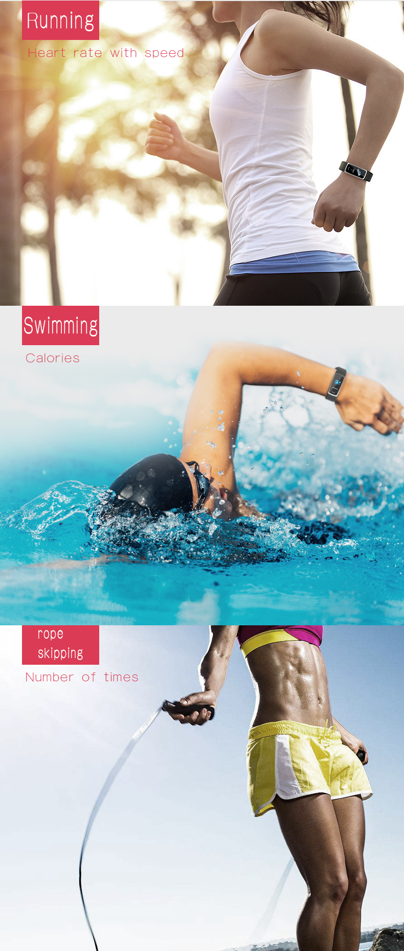 Full Color Screen Bluetooth Smart Wrist Watch