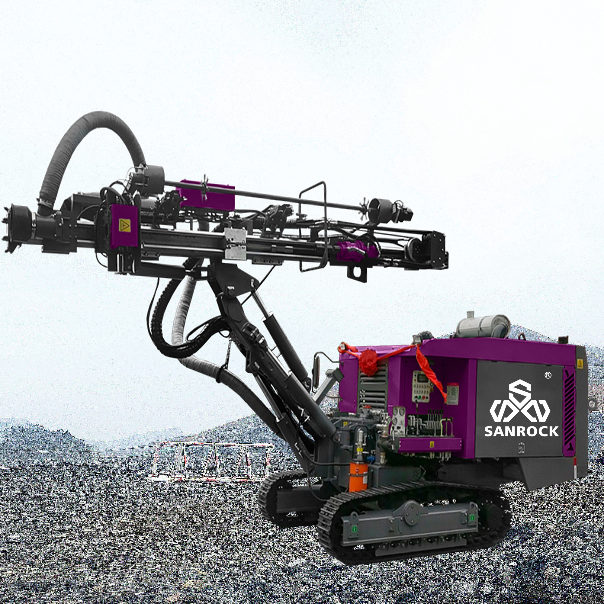 Automatic Drilling Rig With Rod Changing System Mining Drilling Machine Hydraulic DTH Drilling Rig