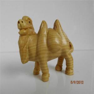 China Boxwood carvings, carved camel on sale