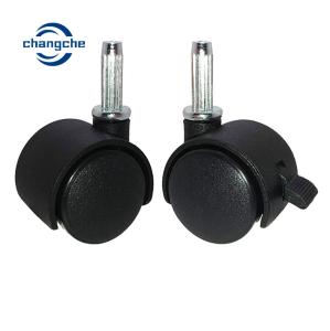 Wholesale Black PVC Furniture Castors Wheels Tool With Stem 40MM from china suppliers