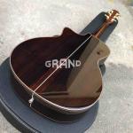 Real abalone sunburst 916 classic acoustic guitar,Solid Spruce top,Ebony