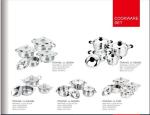 2016 hot sales 16/18/20/22 cookware set with color +flower &stainless steel pot