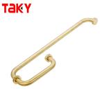 Hotel Bathroom Glass Door Handle Golden Door Pull Handle for Shower Room