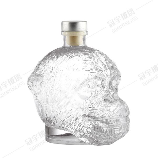 Provided Freely 350ml 500ml 25oz 750ml Luxurious Glass Wine Bottle with Cork