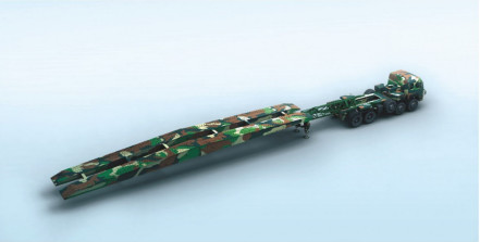 Total Weight 32t mobile bridge military Outline Dimension (L×W×H) 13m×3.32m×3.6m