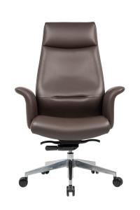 Wholesale High Back Leather Ergonomic Office Chair , 1220mm TUV PU Leather Swivel Chair from china suppliers