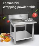 Hotel Restaurant Buffet Equipment for Catering Powder Table/KFC Breading Table