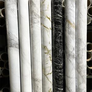 Wholesale Digital Printing Marble Design PVC Decorative Film For Furniture And Interior Decoration from china suppliers