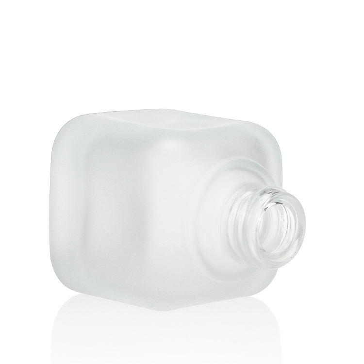Hot Stamping 30ml Glass Vials Liquid Foundation 1 Oz Frosted Glass Bottle