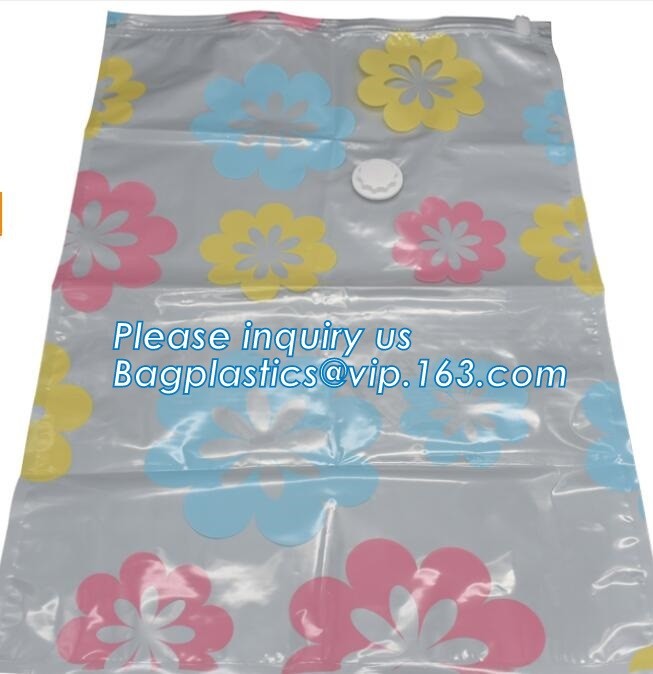 vacuum seal storage bags for down jacket coats, hand rolling vacuum bag for travel, Compress Vacum Packing Bag, bagplast