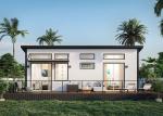 Single Family Exquisite Light Steel Frame House Design For Seaside Vacation