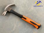 The Most Durable 16OZ Carbon Steel Materials Claw Hammer With Yellow Color