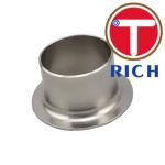 304 316l Stainless Steel Pipe Fitting Tube End Silver Color With Polishing