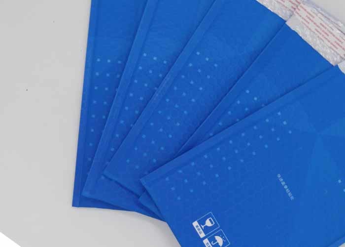 Blue Color Poly Mailer Shipping Bags No Permeation Self Adhesive Seal