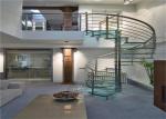 Small Custom Spiral Staircase Stainless Steel Carbon / Stainless Steel Post