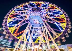 Wholesale 42M big fairground park rides ferris wheel observation wheel outdoor children games from china suppliers