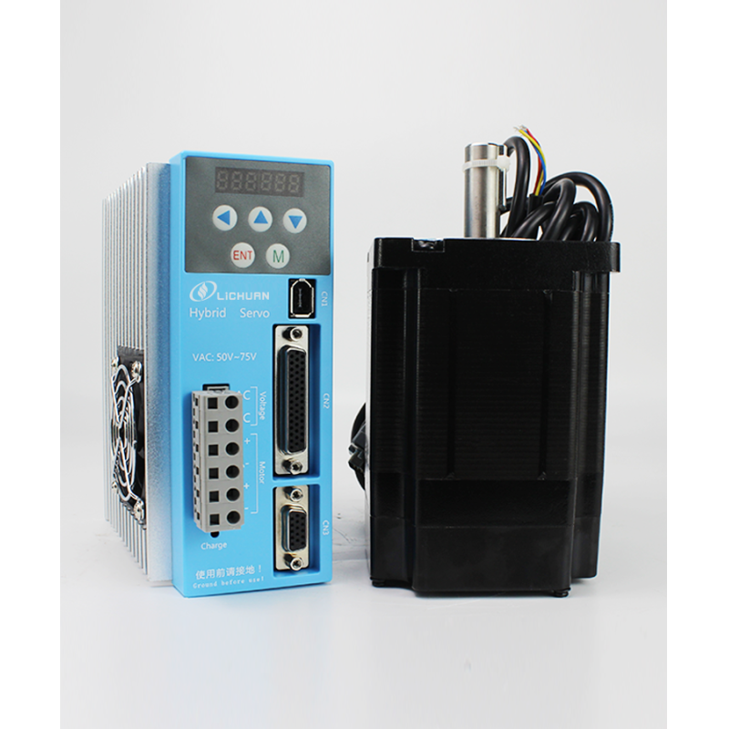 LICHUAN Motor Stepper 6.5 N.m 2 Phase Nema 34 Closed Loop Stepper Motor Driver Kit LC86H298+LCDA808F