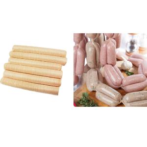Wholesale 15mm Edible Sausage Casings Natural Color Collagen Casings For Wind Sausages from china suppliers