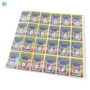 Wholesale 100000 MOQ Color Shift/Color Change Holographic Tax Stamp Sticker from china suppliers