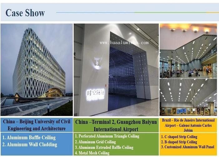 Anti Scratch 1.22m Decorative Aluminium Solid Panel Outdoor