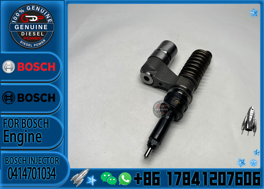 Diesel Engine Fuel Injector 0414701033 Common Rail Injector 0414701034 Auto Parts Injector 16650-00Z11